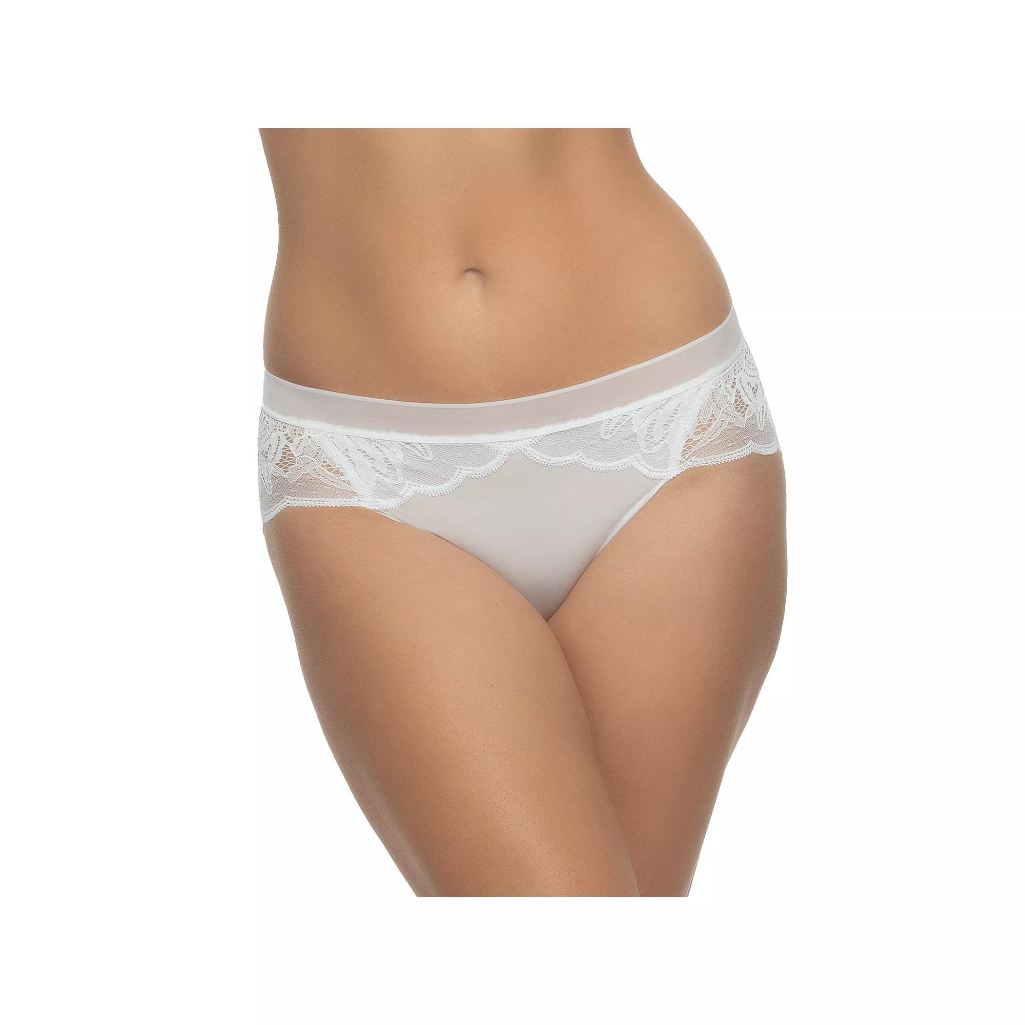 Women's Paramour by Felina Peridot Cheeky Hipster 725073, Size: XXL, White Product Image