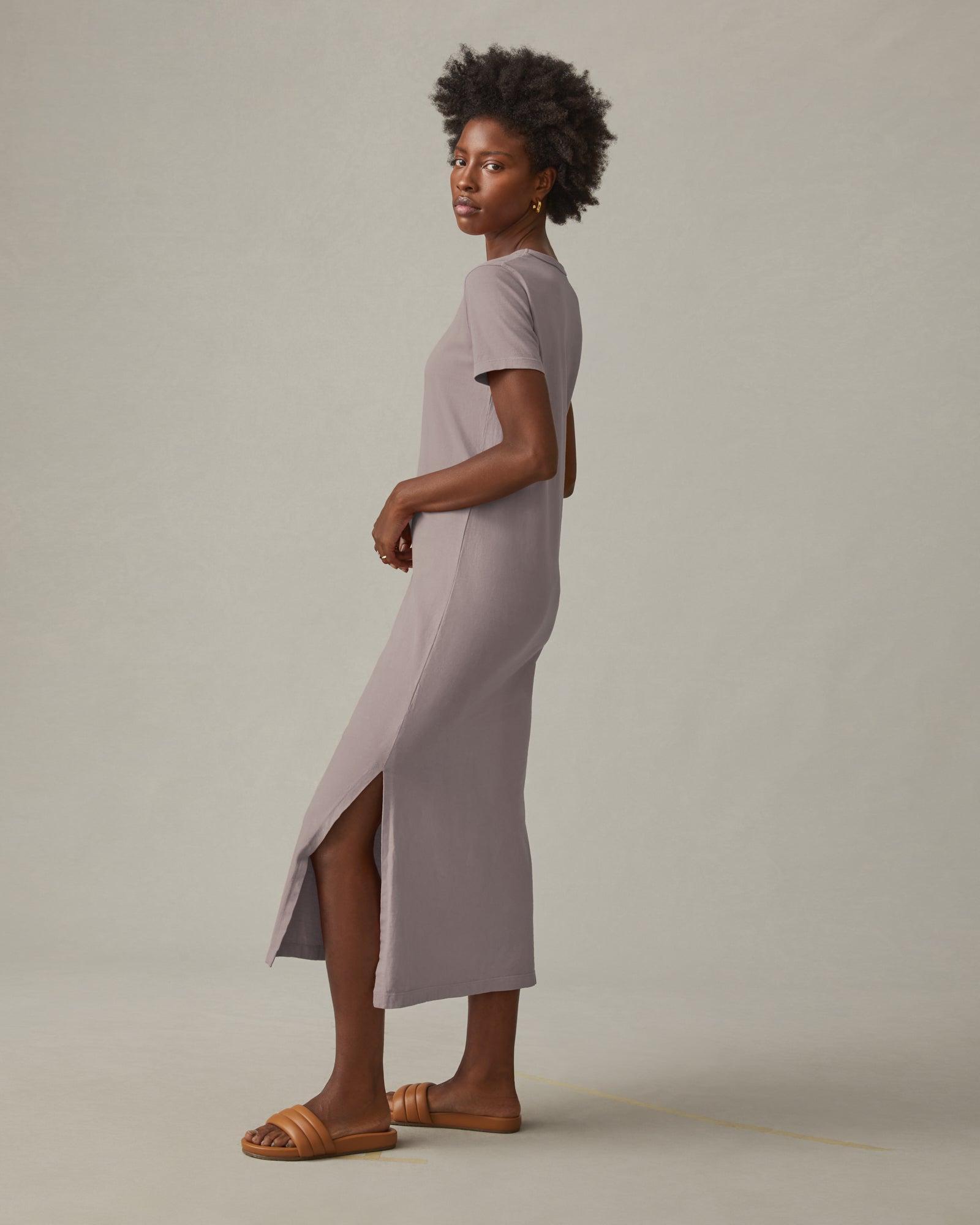 Women's Midi Tee Dress - Sunset Female Product Image