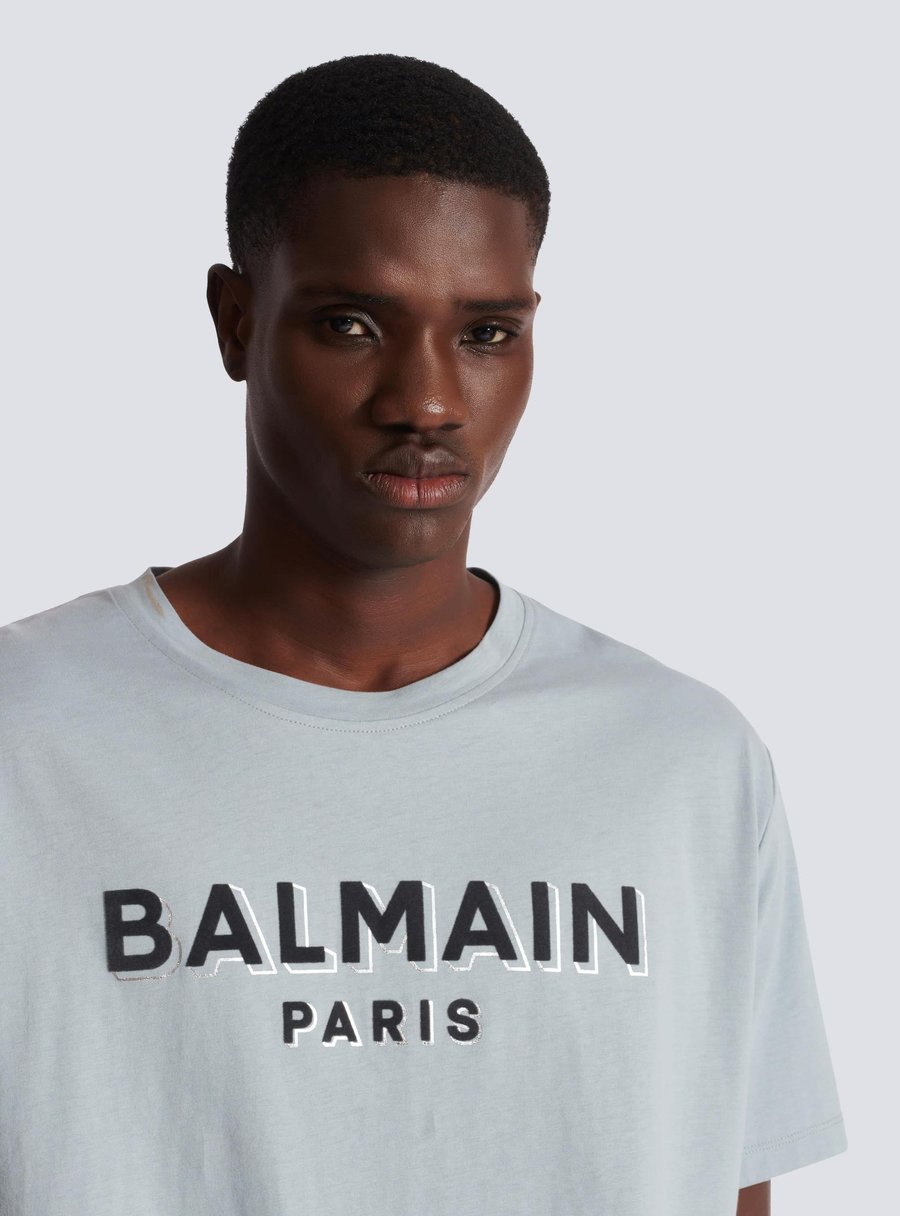 Metallic flocked Balmain T-shirt Product Image