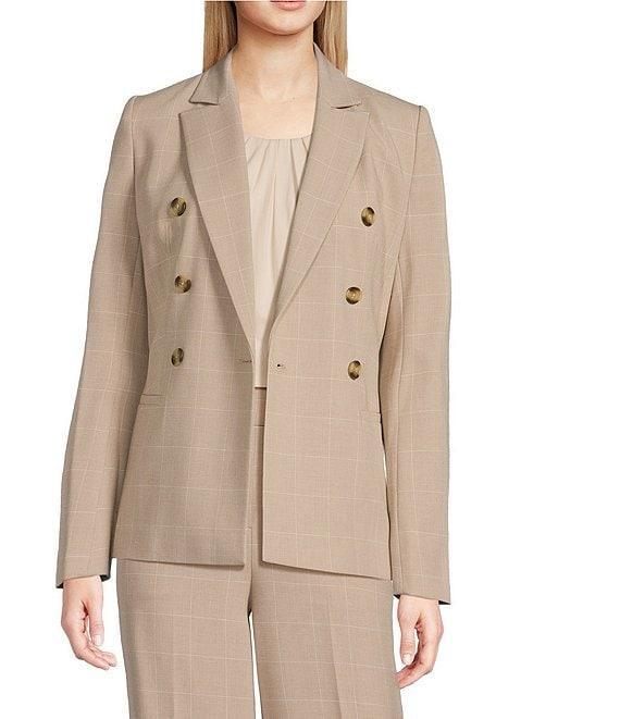 Calvin Klein Windowpane Double Breasted Jacket Product Image