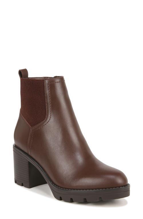 Naturalizer Verney Weatherproof Leather Block Heel Chunky Lug Sole Chelsea Platform Booties Product Image