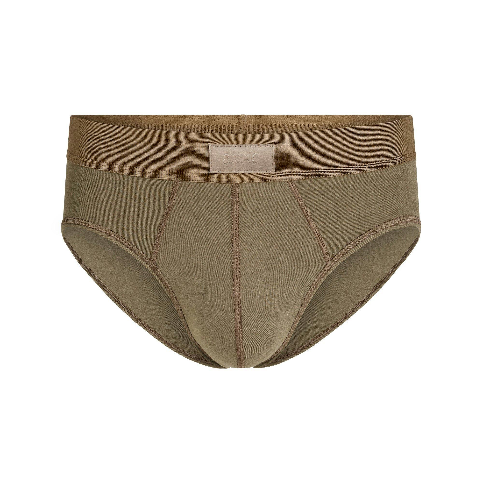 SKIMS COTTON MENS BRIEF | ARMY Product Image