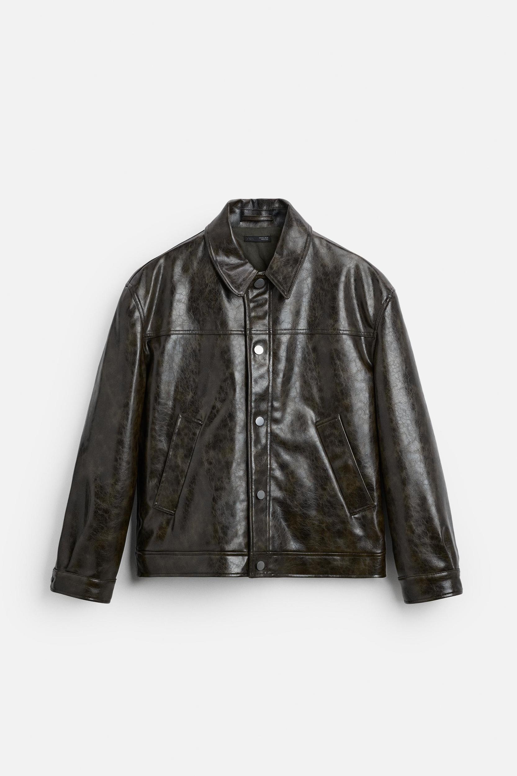 FAUX LEATHER JACKET Product Image