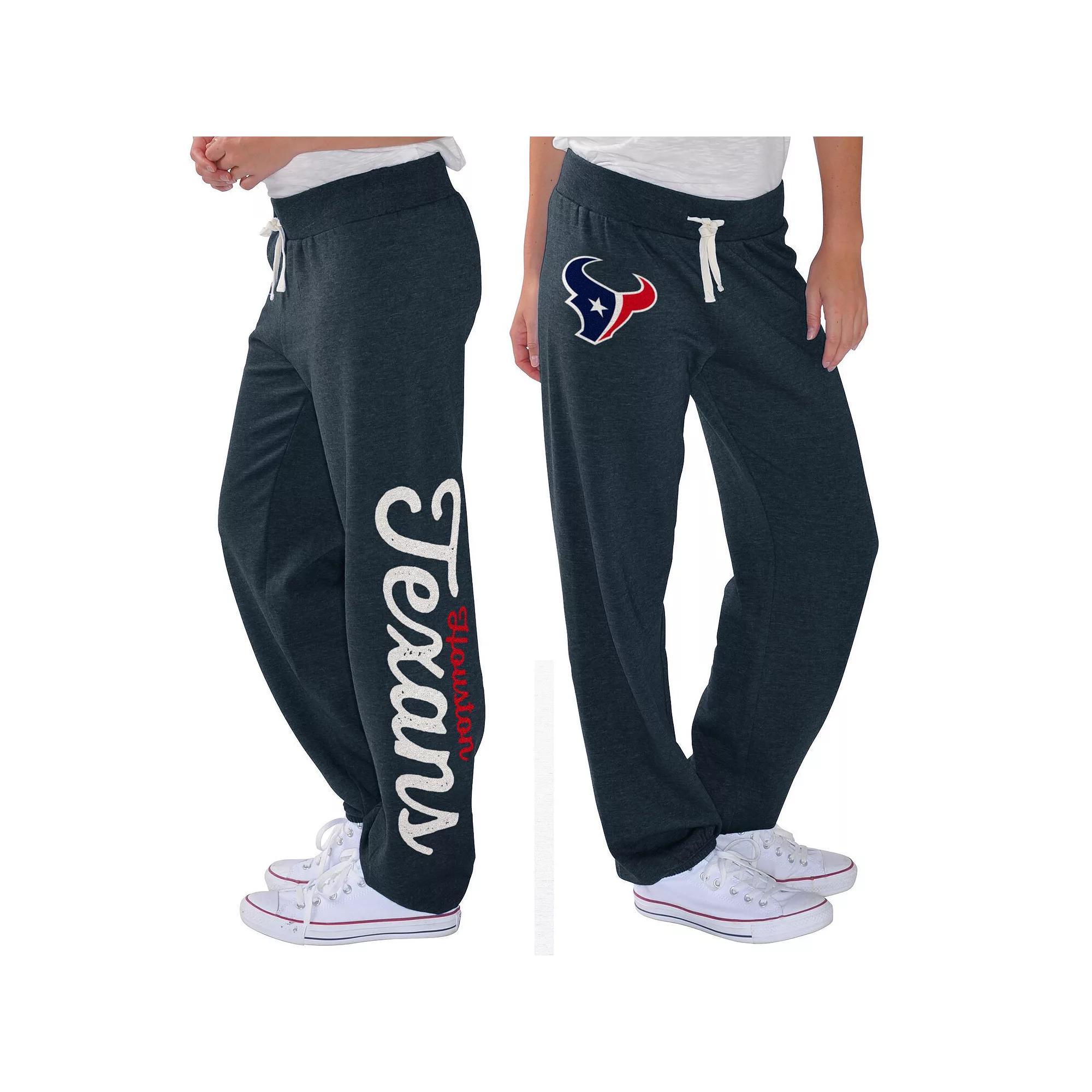Women's G-III 4Her by Carl Banks Navy Houston Texans Scrimmage Fleece Pants, Size: Small, Blue Product Image