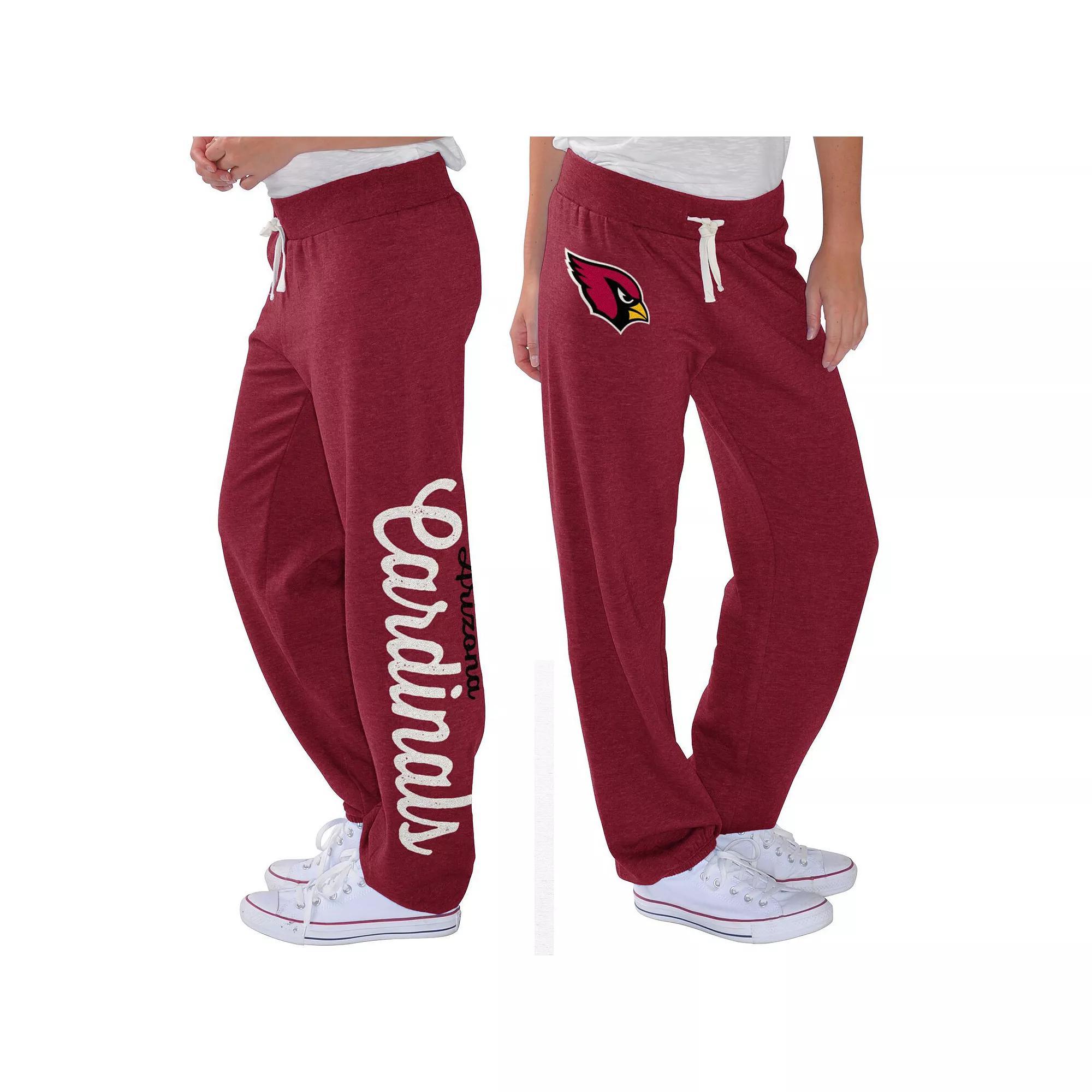 Women's G-III 4Her by Carl Banks Cardinal Arizona Cardinals Scrimmage Fleece Pants, Size: Large, Red Product Image