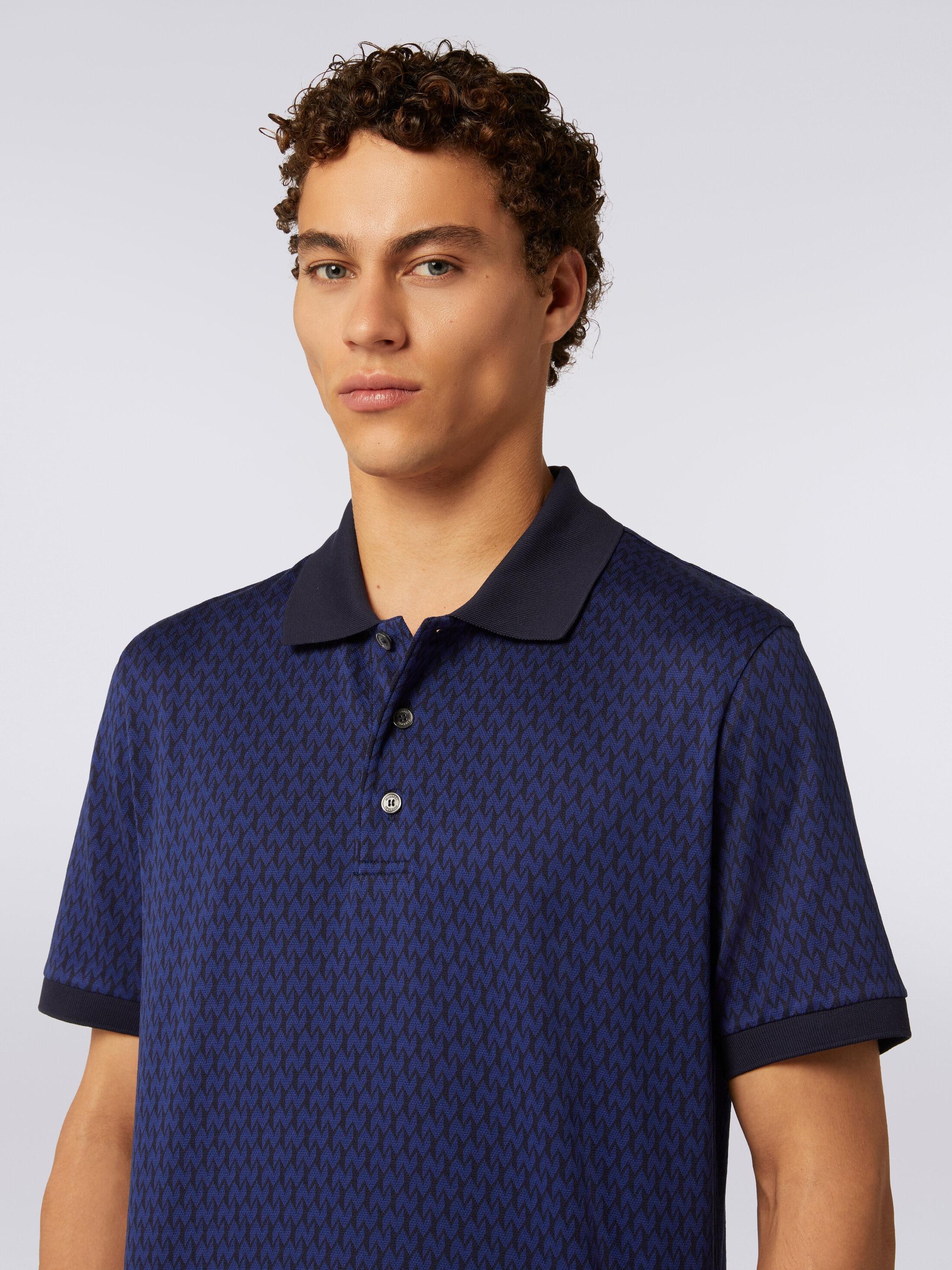 Short-sleeved cotton polo shirt  Product Image