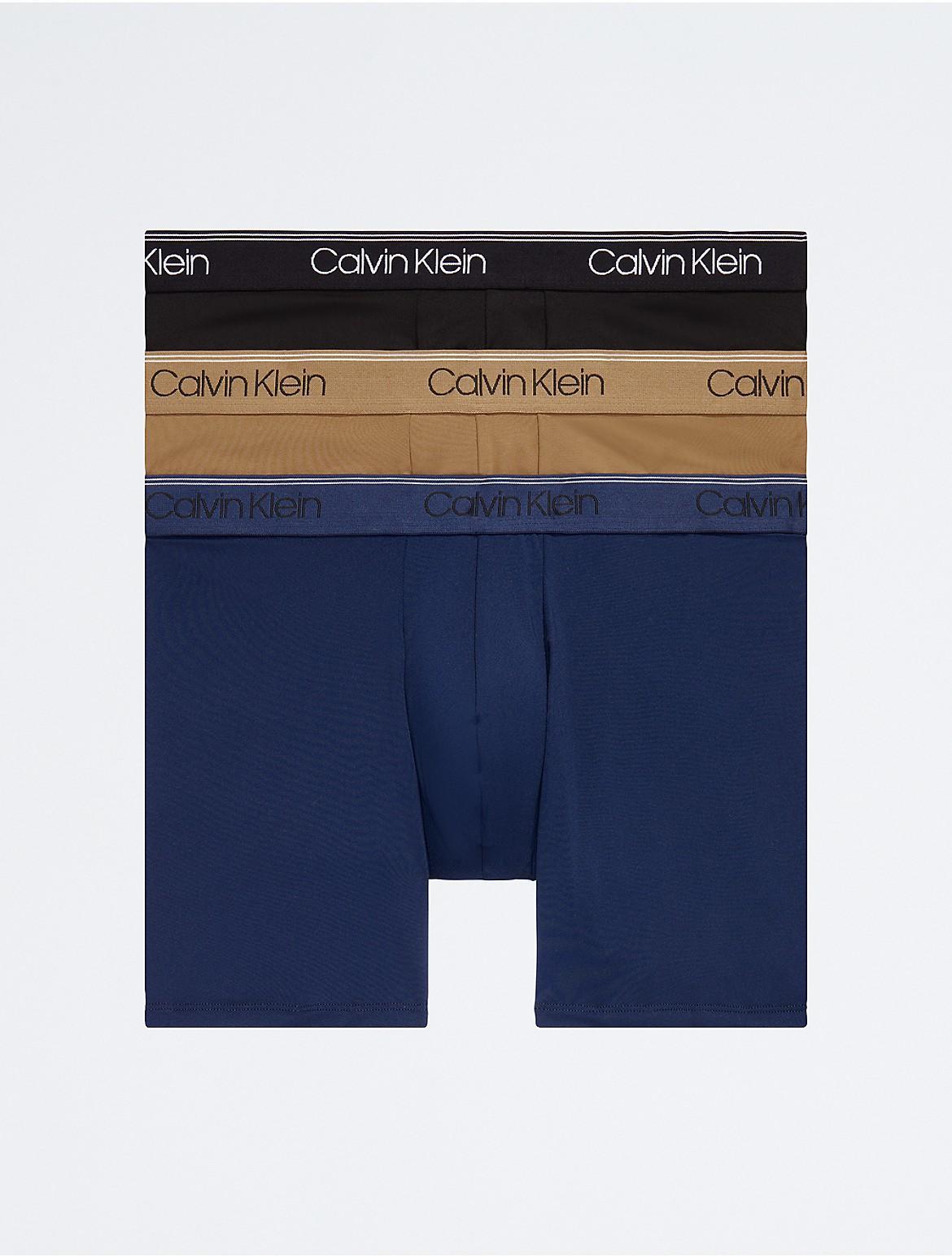 Mens Calvin Klein 3-Pack Microfiber Stretch Boxer Briefs Product Image