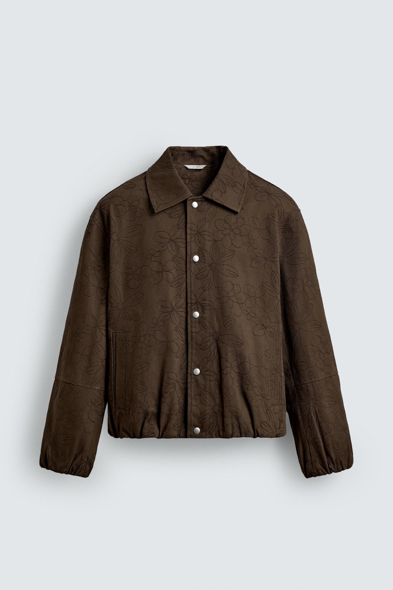 FLORAL JACQUARD JACKET Product Image