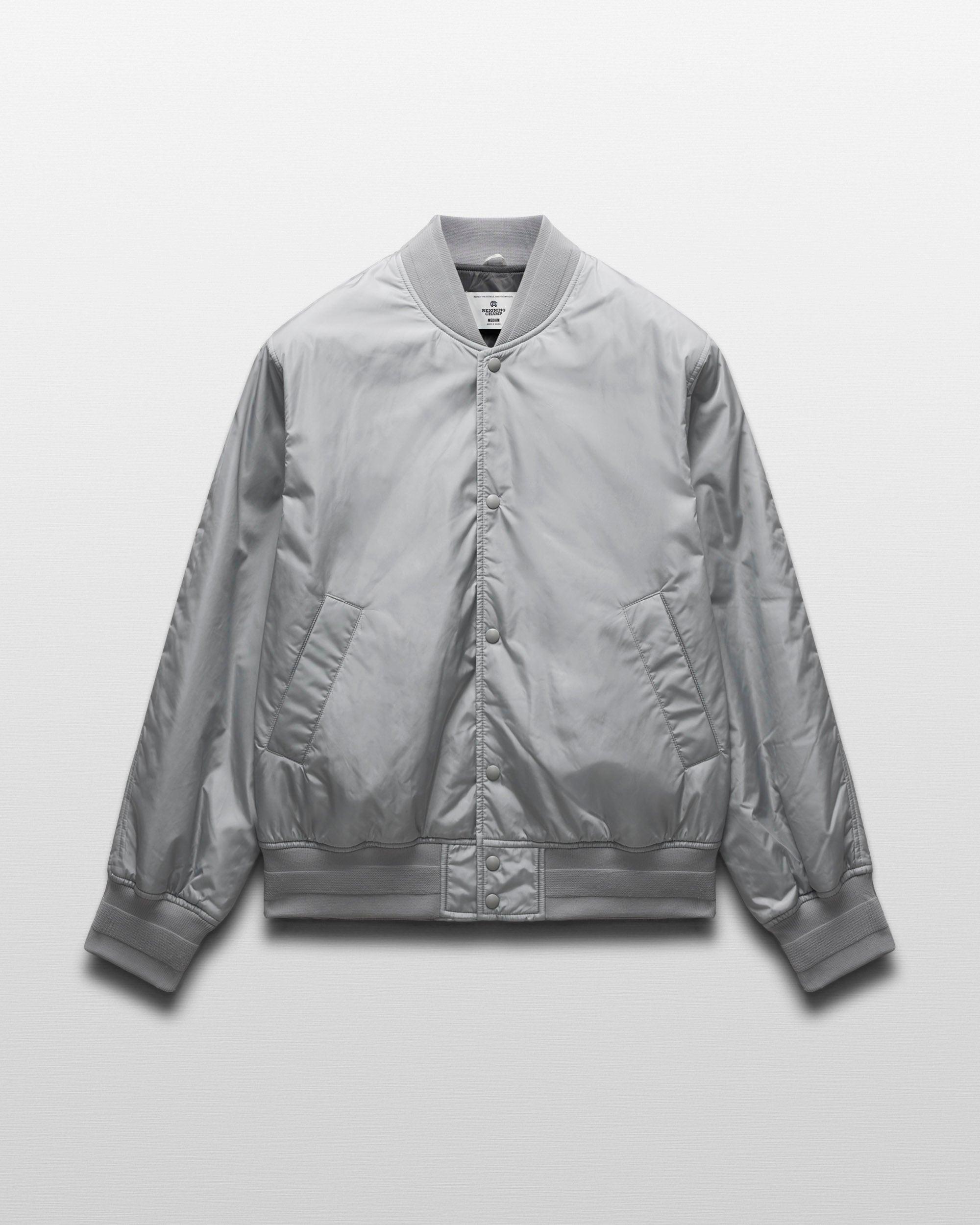 Econyl Satin Nylon Stadium Jacket - Vault Male Product Image