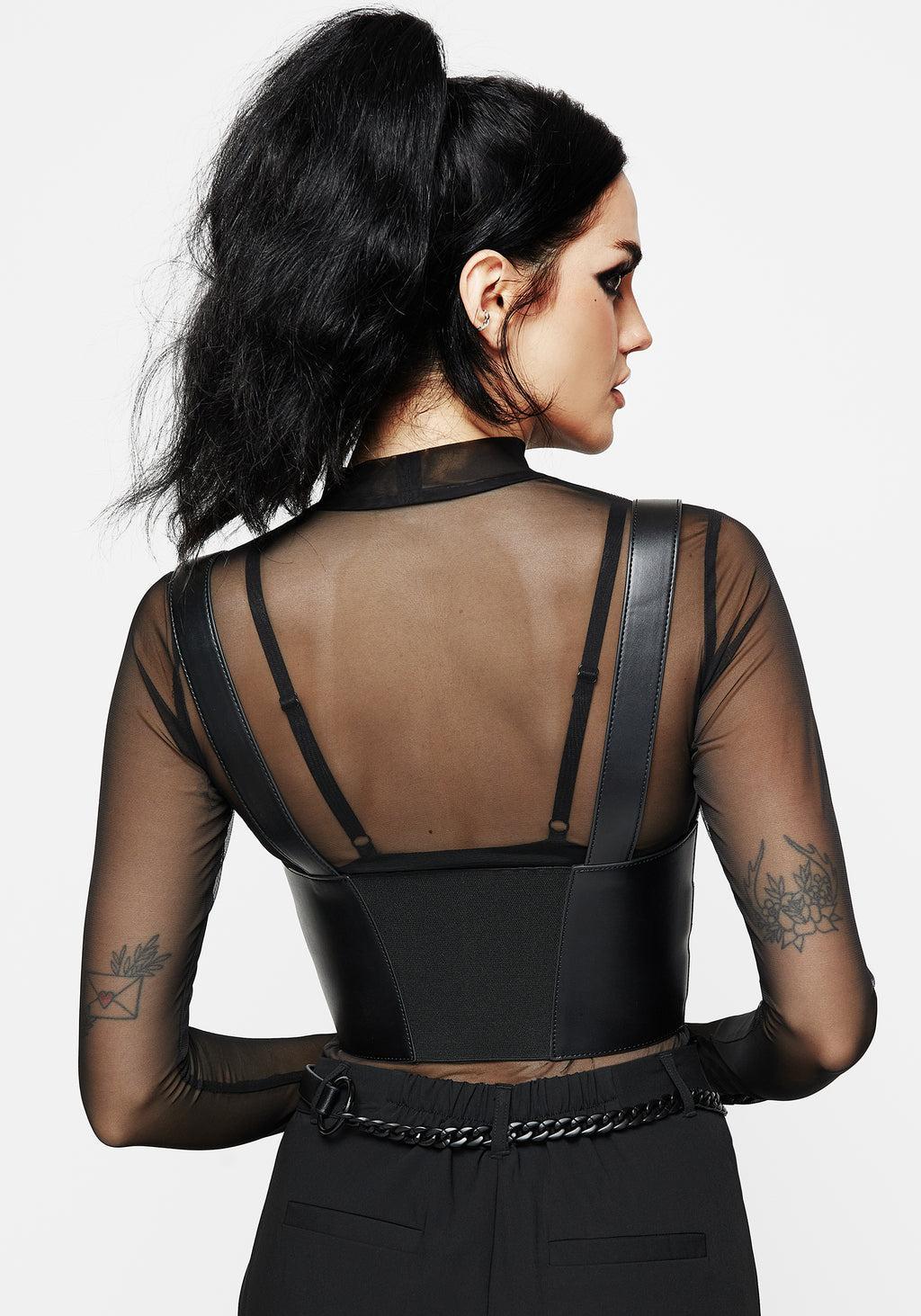 Paranoid Buckled Bodice Harness Product Image