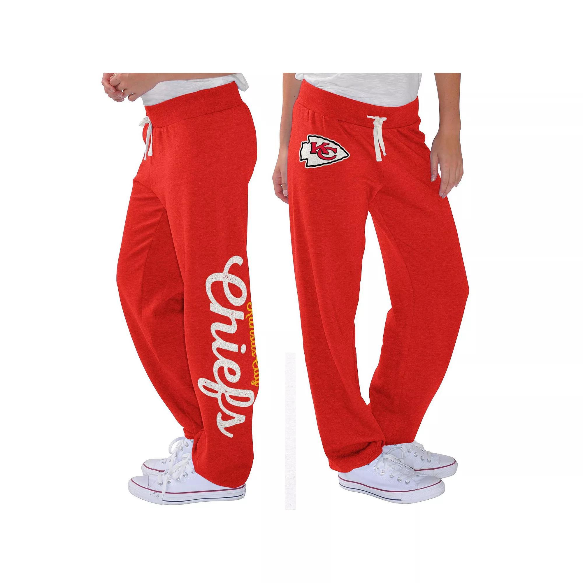 Womens G-III 4Her by Carl Banks Kansas City Chiefs Scrimmage Fleece Pants Product Image