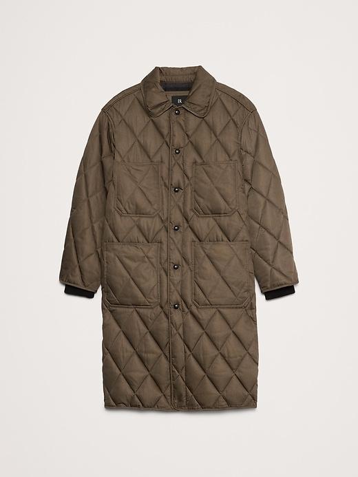 Oversized Quilted Carcoat Product Image