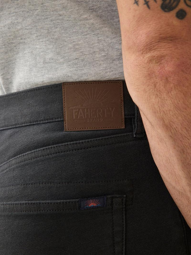 Stretch Terry 5-Pocket Pant - Onyx Black Product Image