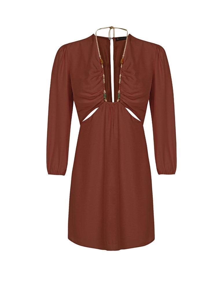 Mel Detail Short Dress - Nutshell Product Image