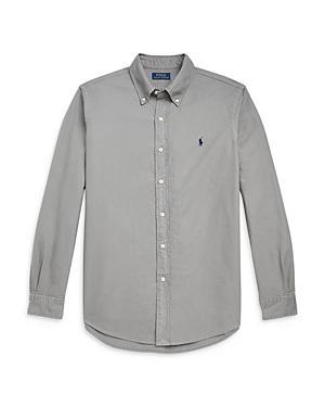 Mens Garment-Dyed Classic-Fit Oxford Shirt Product Image