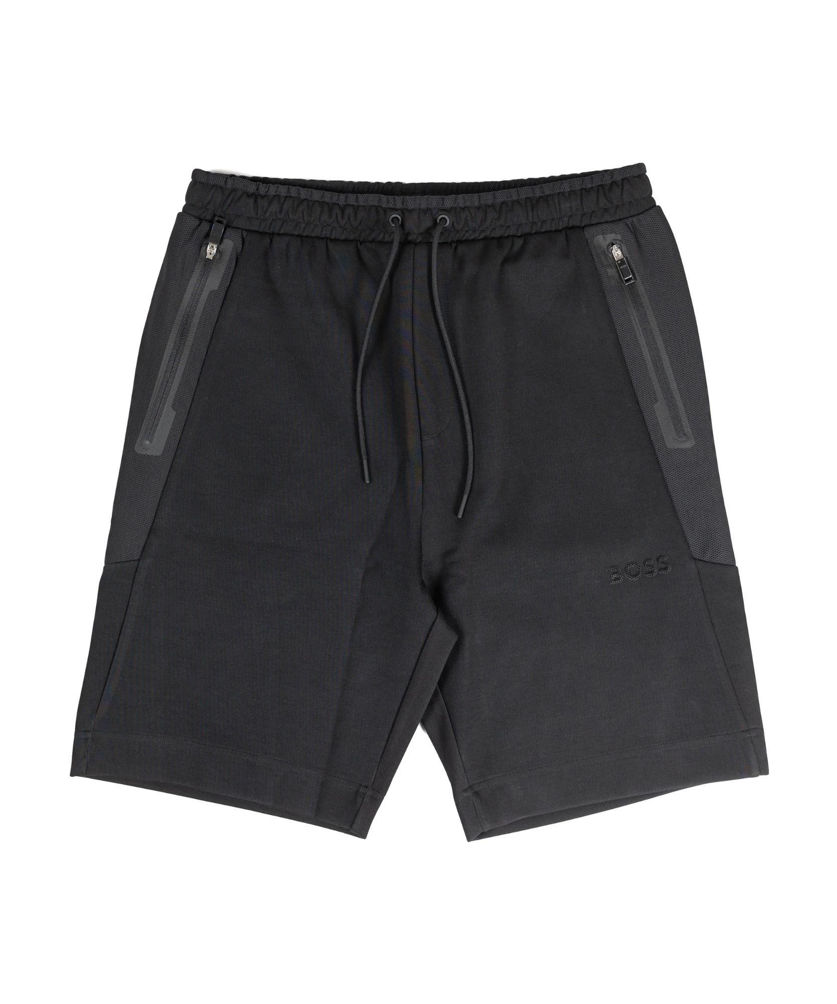 HUGO BOSS Drawstring Lacing Shorts In Black Product Image