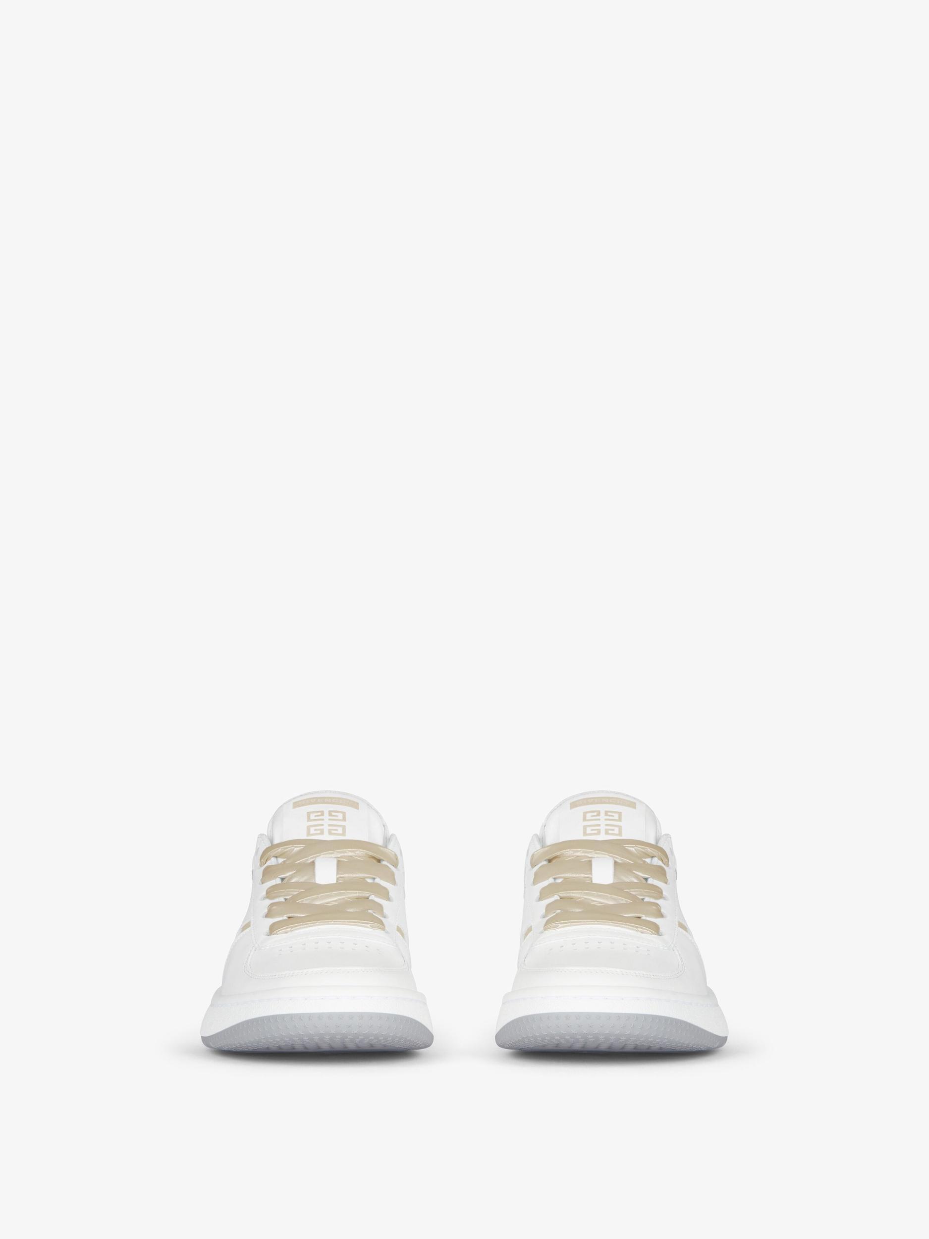 G Move sneakers in mixed leathers Product Image