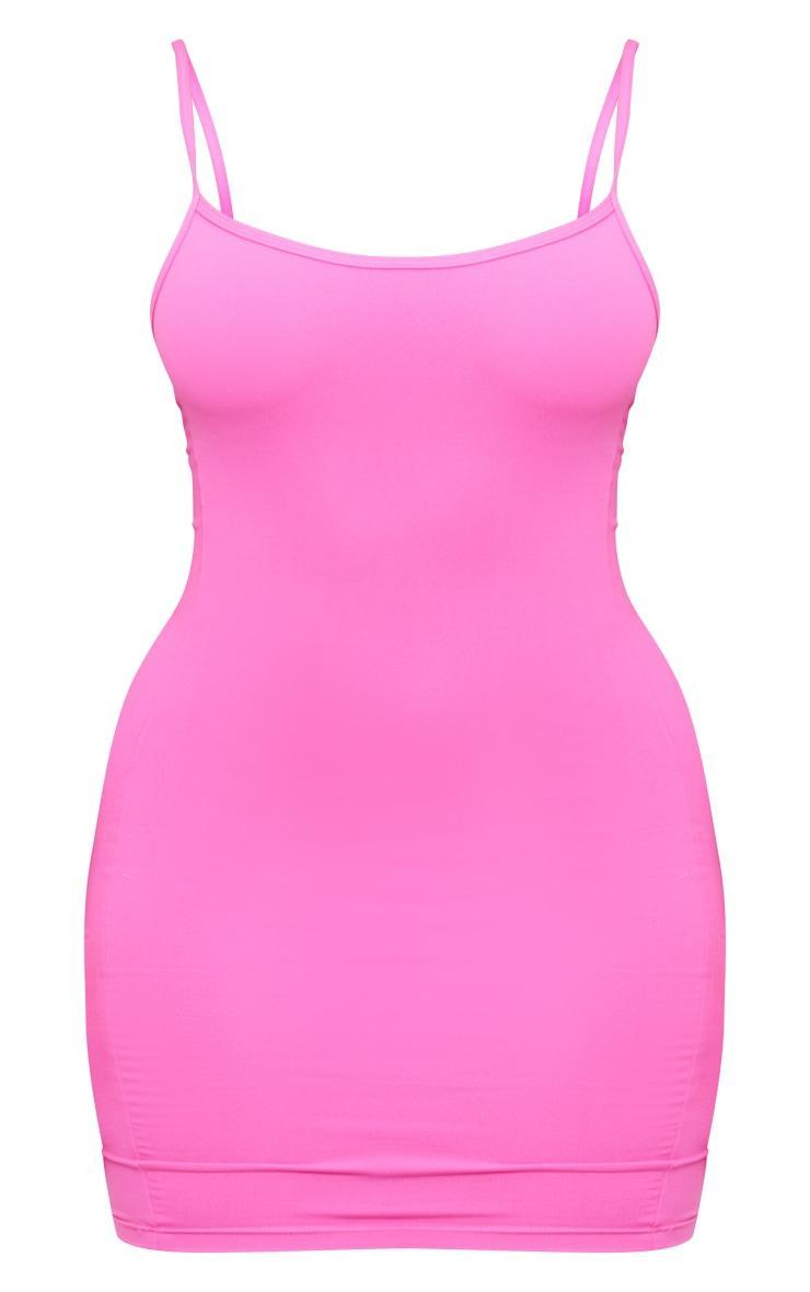 Shape Neon Pink Sculpted Mini Dress Product Image