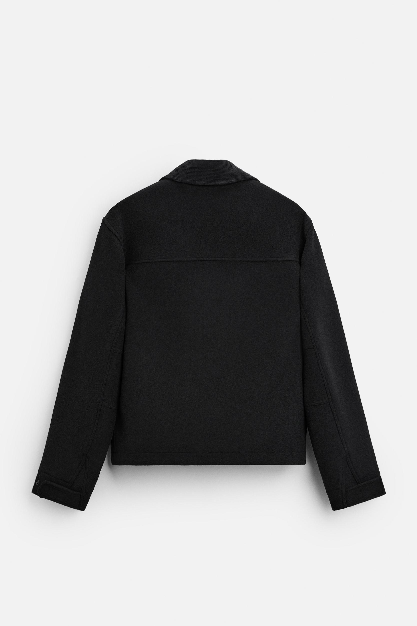 COMBINATION WOOL JACKET Product Image