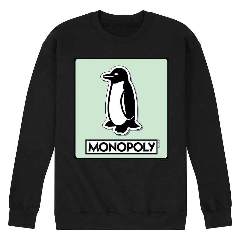 Mens Monopoly Penguin Game Token Fleece Sweatshirt Product Image