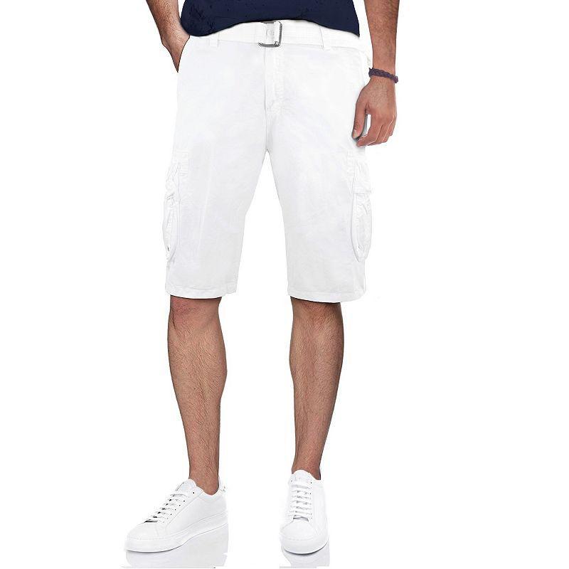 Men's RAW X by Xray Regular-Fit Belted Cargo Shorts, Size: 30, Green Product Image