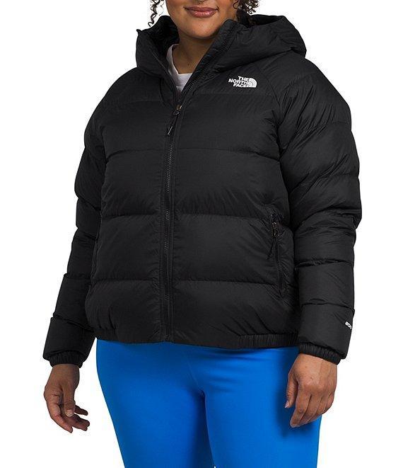 The North Face Plus Size Hydrenalite 600 Down Stand Collar Hooded Front Zip Jacket Product Image