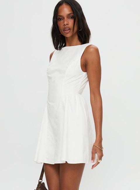 Maryvonne Mini Dress White Product Image