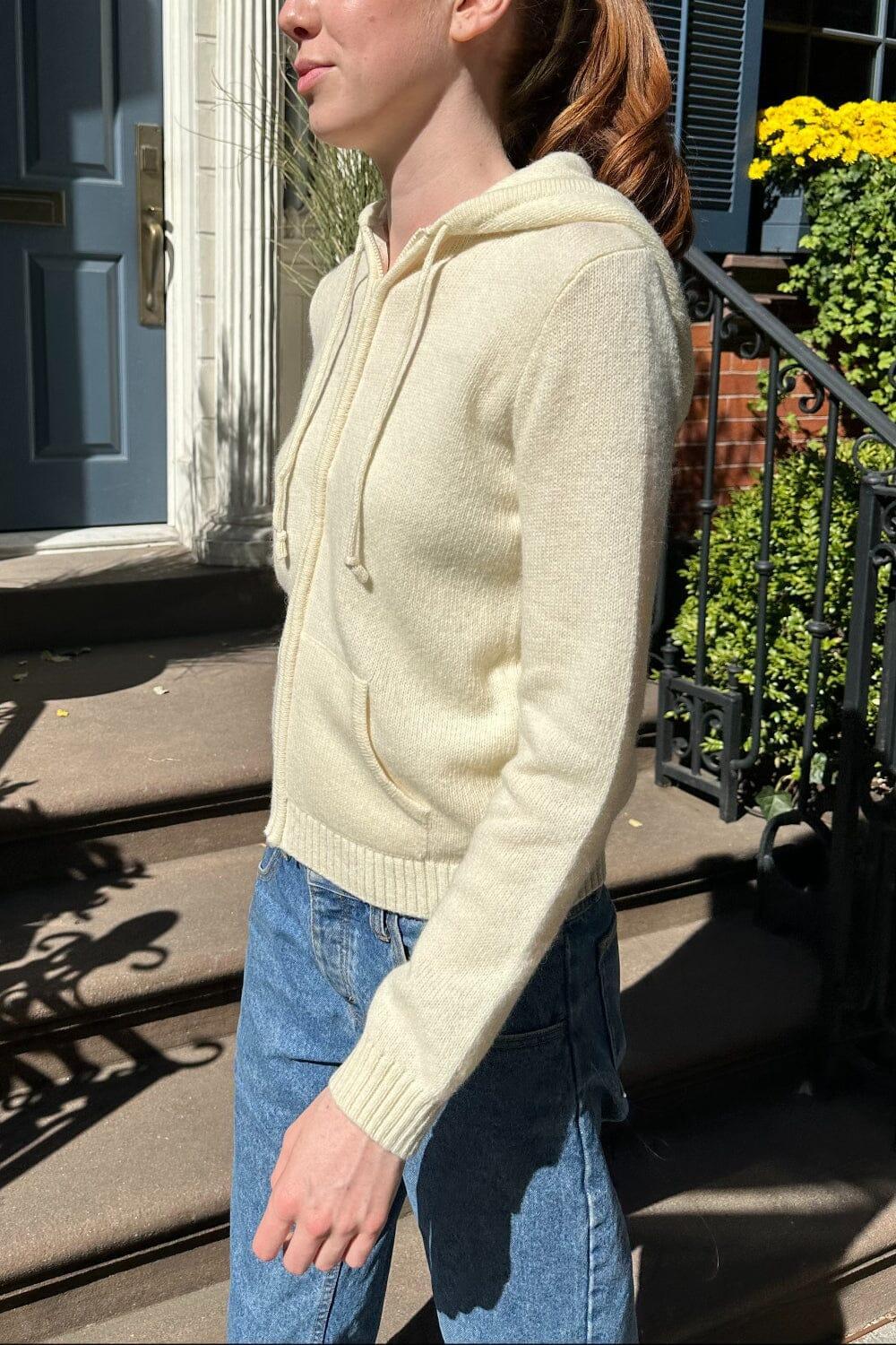 Alana Wool Zip-up Sweater Product Image