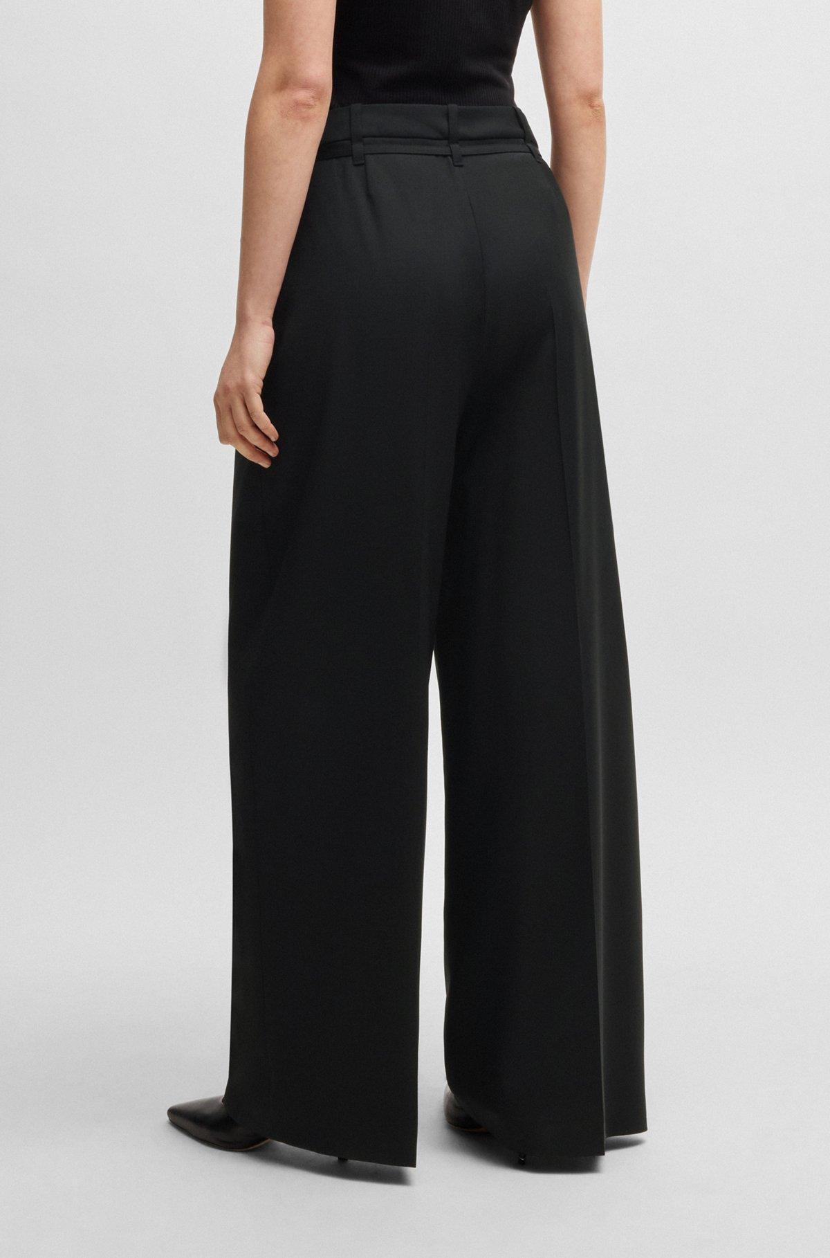 Relaxed-fit trousers in virgin wool Product Image