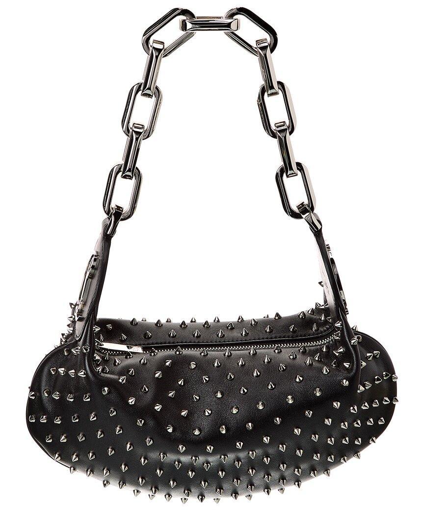 CHRISTIAN LOUBOUTIN Le 54 Chain Leather Shoulder Bag In Black Product Image