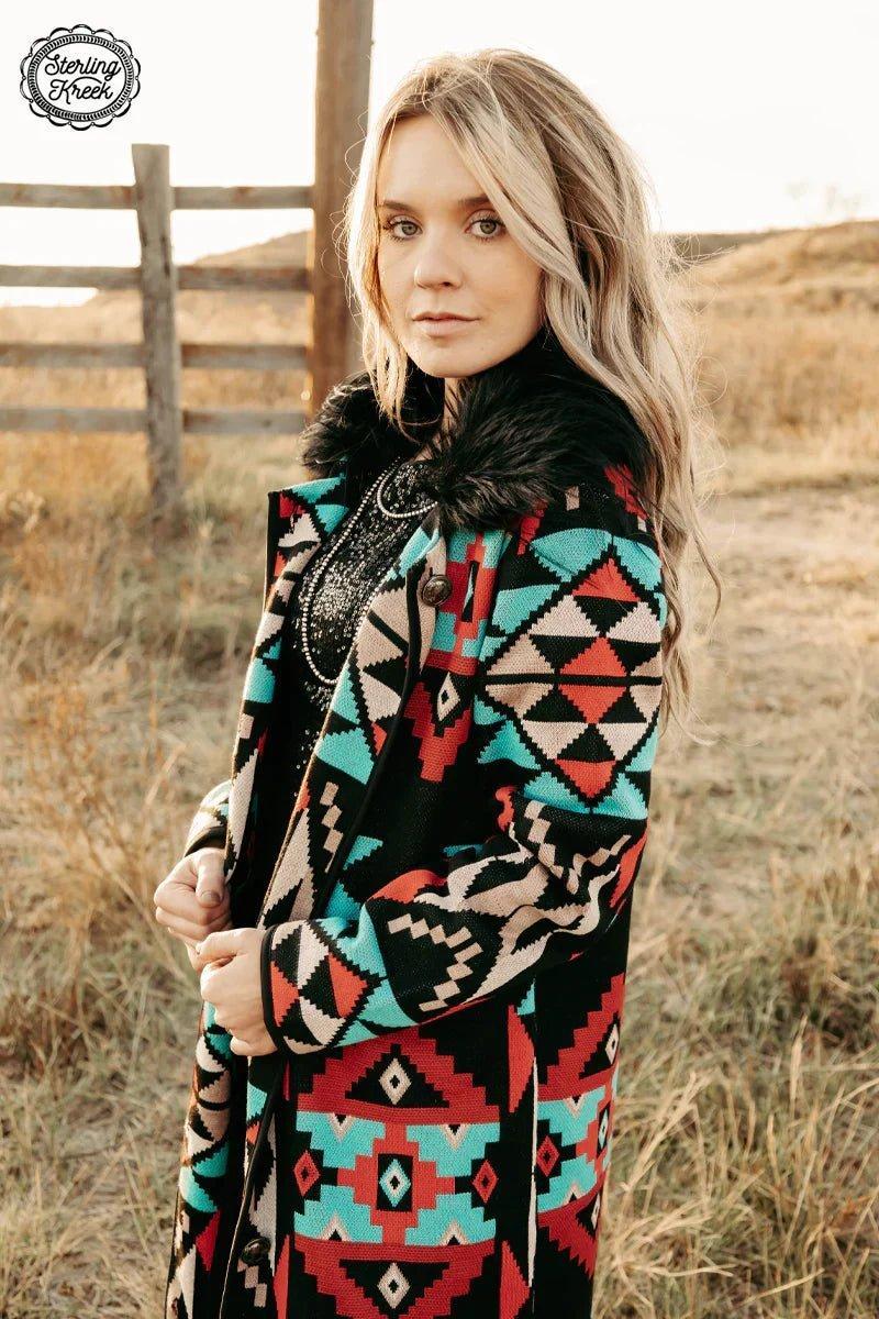 PLUS Azteca Knit Duster Product Image