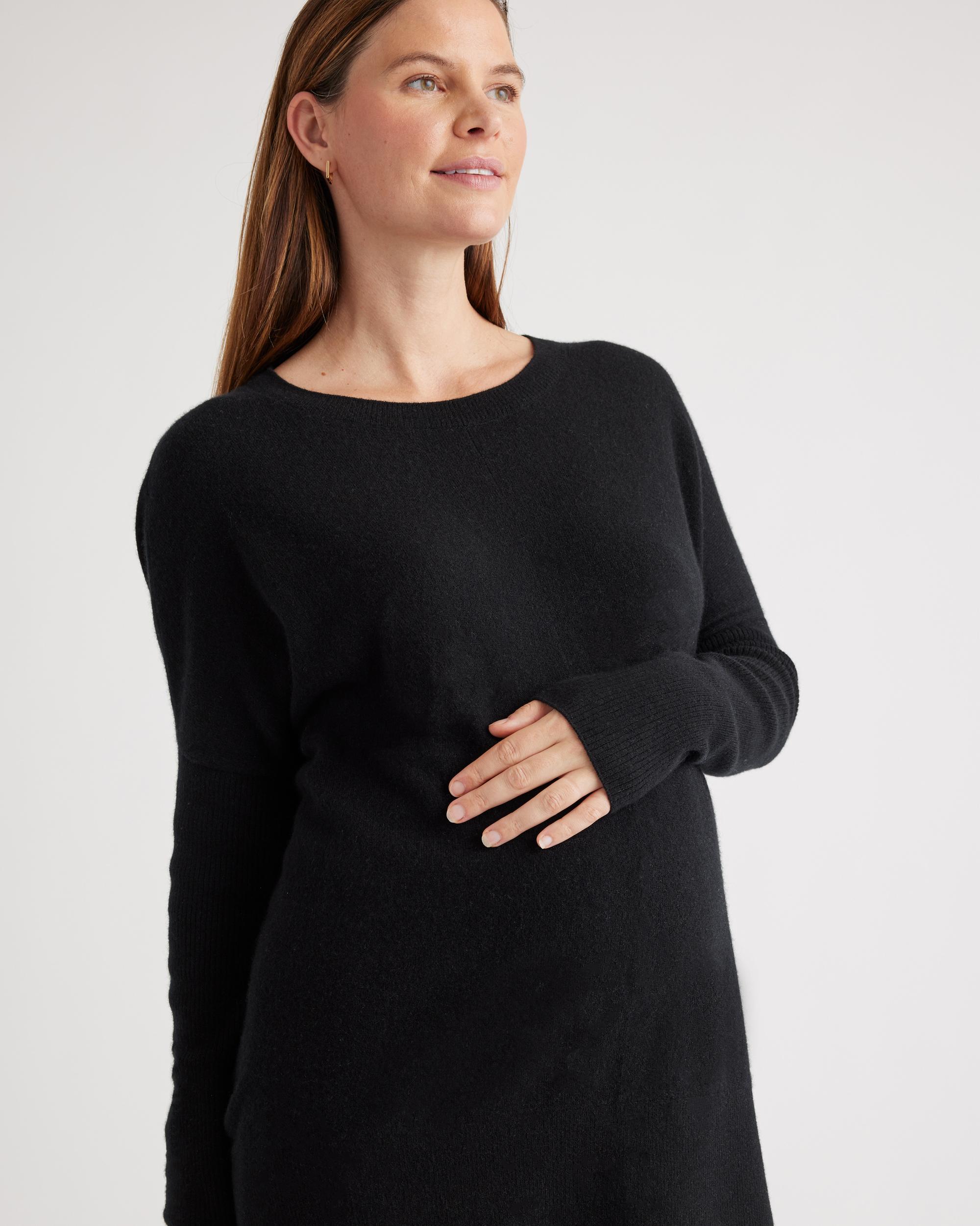 Quince | Women's Mongolian Cashmere Maternity OverSized Batwing Sweater Product Image