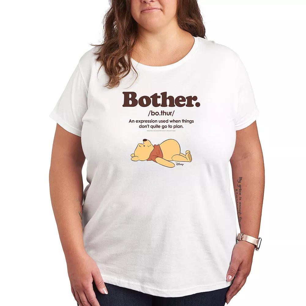 Plus Sesame Street Big Bird Block Graphic Tee, Womens Grey Gray Product Image