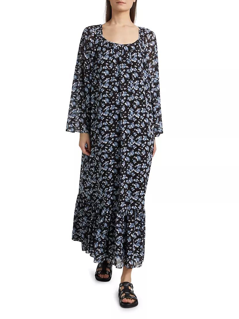Floral Scoopneck Maxi Dress Product Image