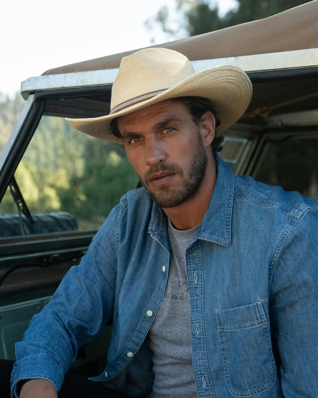 Sawmill Palm Leaf Western Hat Product Image