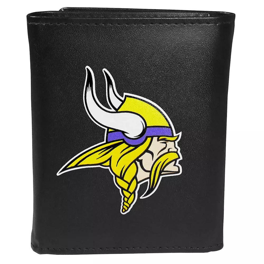 Men's Minnesota Vikings Logo Tri-Fold Wallet, Team Product Image