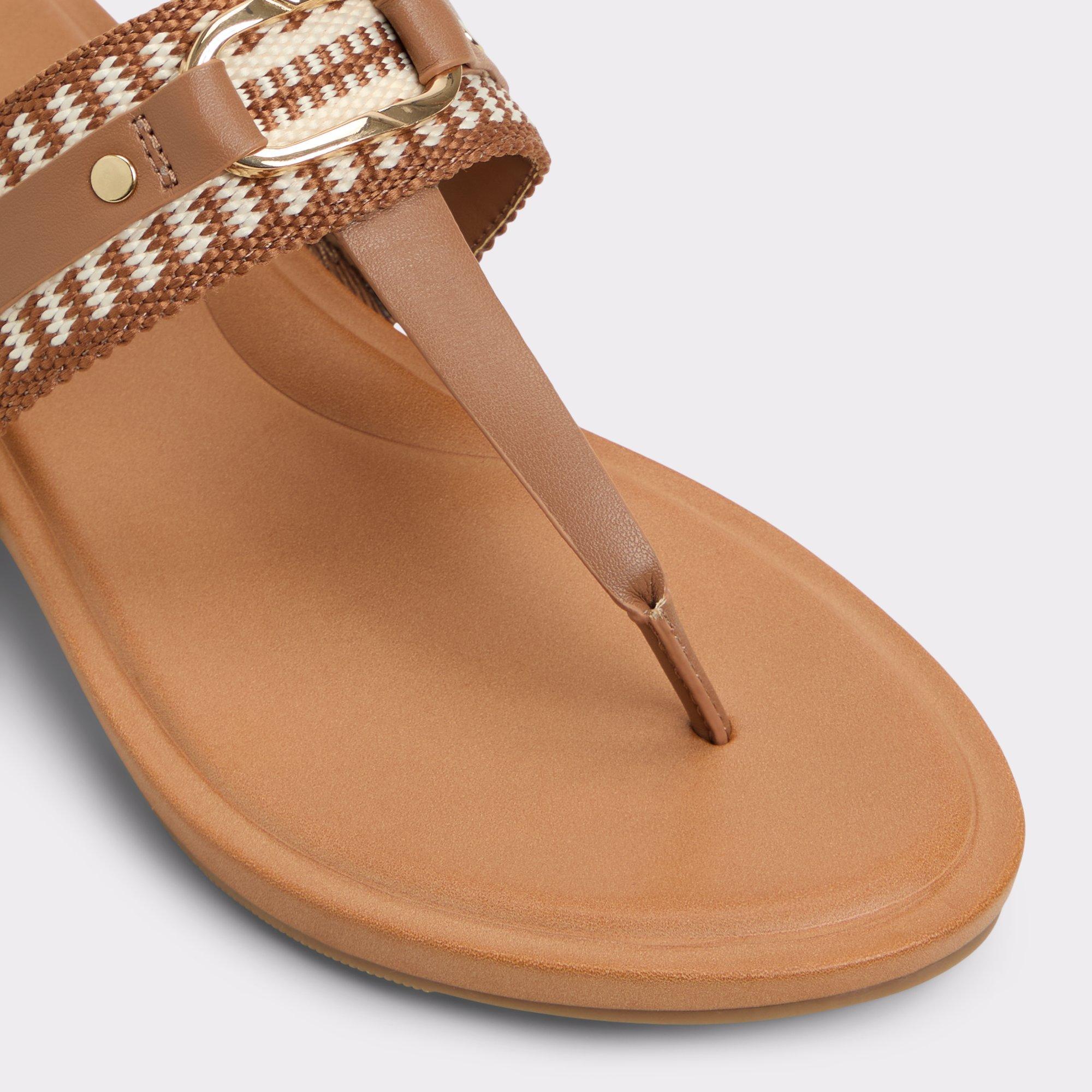 ALDO Taylen - Women's Footbed Sandal Sandals - Brown, Size 8 Product Image