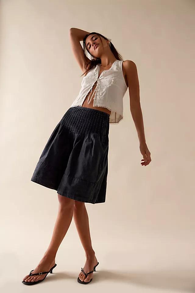 Peyton Pintuck Midi Skirt Product Image