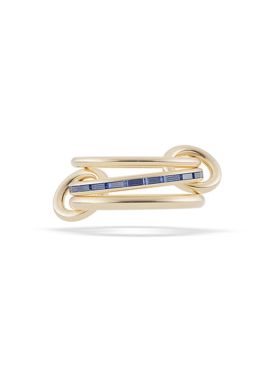 Womens Pyrus 18K Yellow Gold & Gemstone Triple-Band Ring Product Image