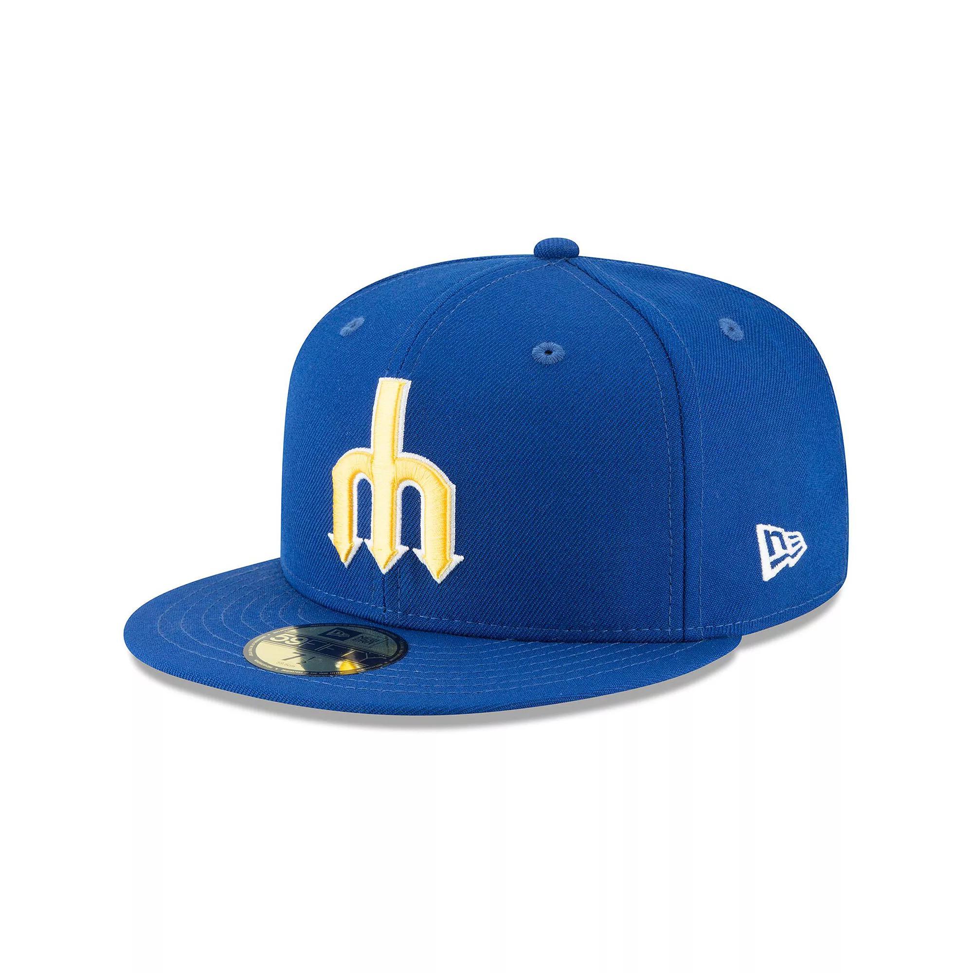 Mens New Era Seattle Mariners Cooperstown Collection Wool 59FIFTY Fitted Hat Product Image