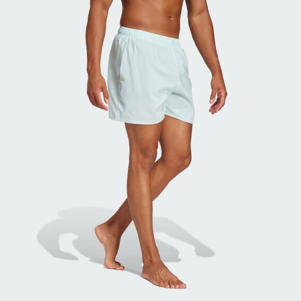 adidas Solid CLX Short-Length Swim Shorts Halo Mint 3XL Mens Product Image