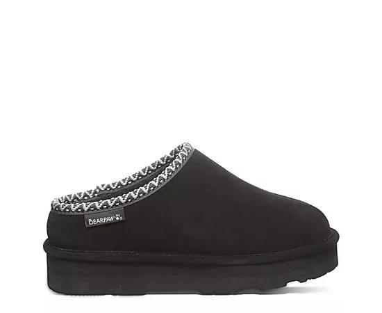 Bearpaw Martis Women's Suede Slippers, Size: 11, Black Black Product Image