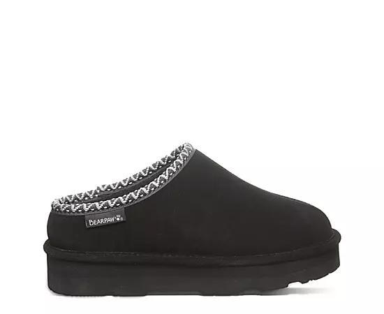 Bearpaw Martis Women's Suede Slippers, Size: 11, Black Black Product Image