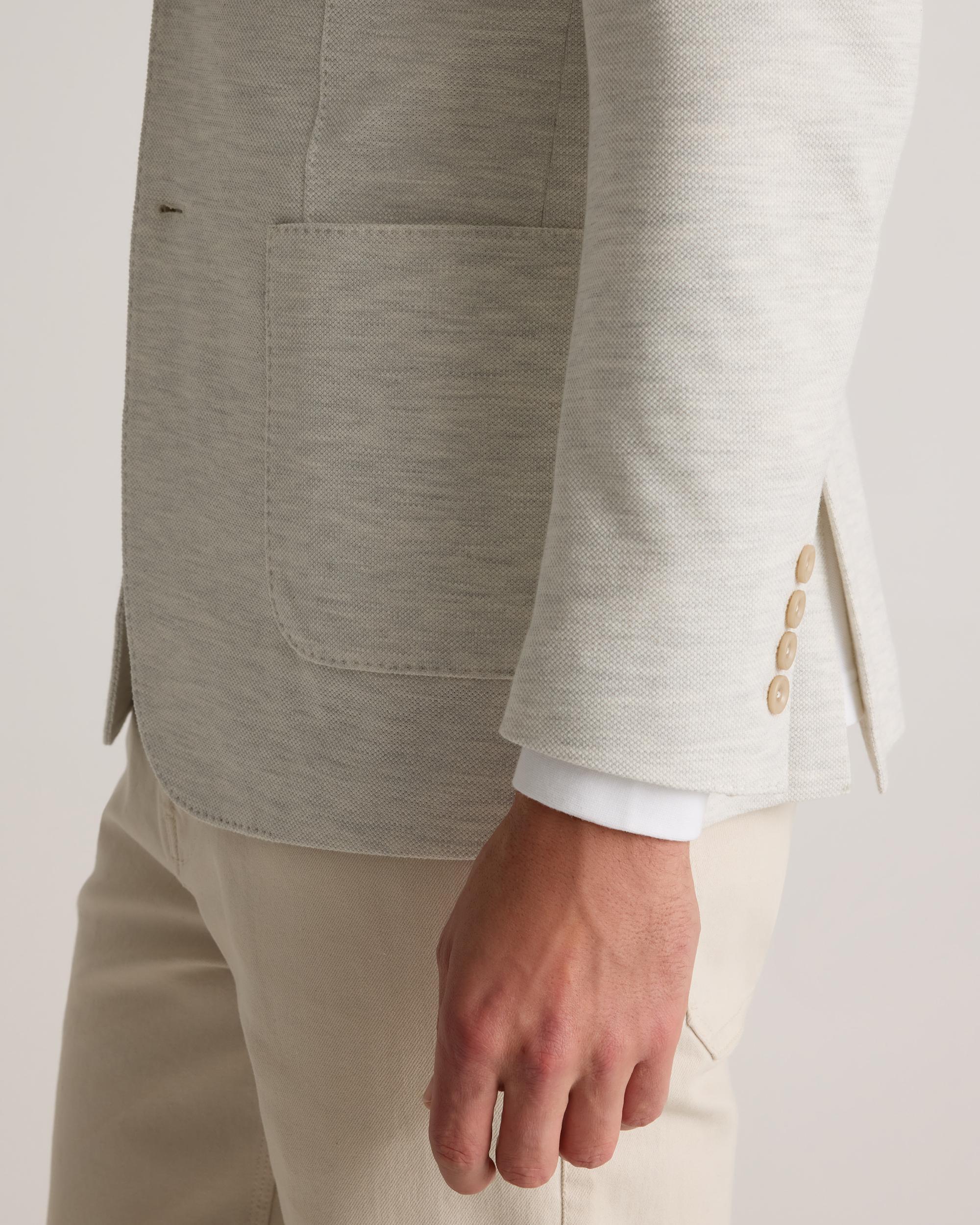 Quince | Men's Cotton Pique Knit Blazer Size XL, Organic Cotton Product Image