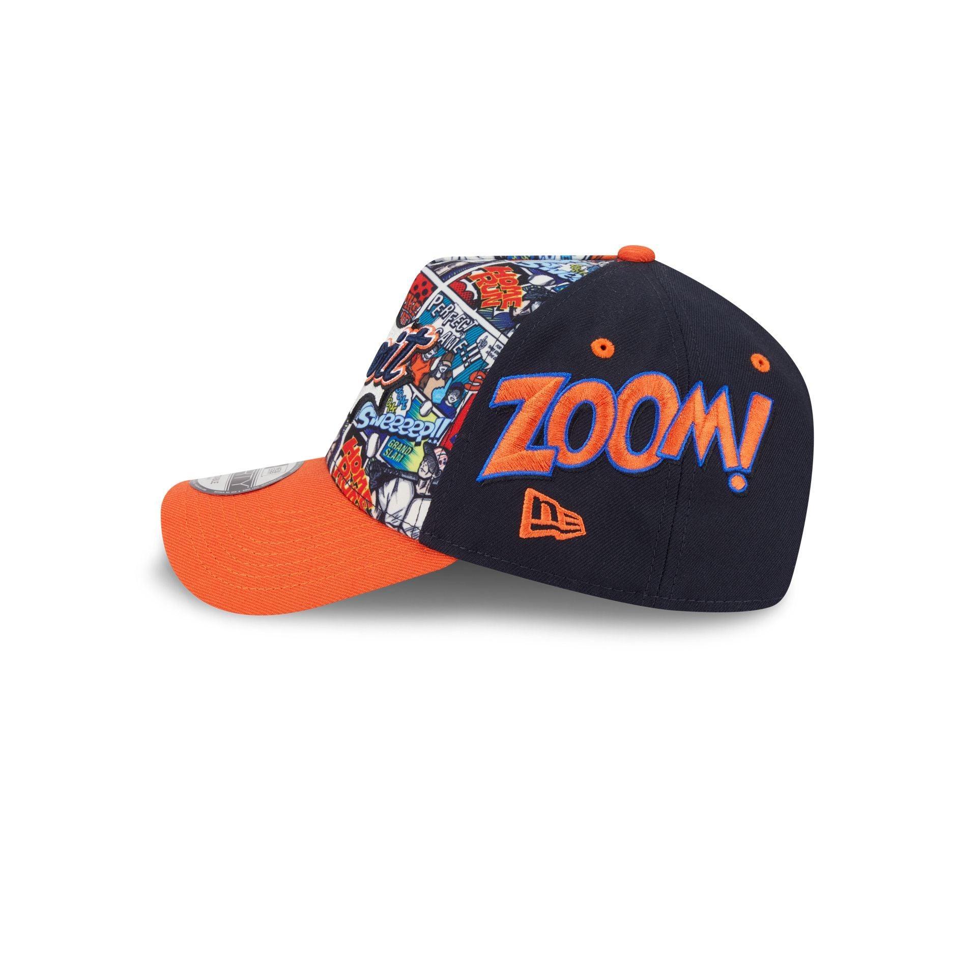 New York Mets 2025 Batting Practice Pinstripe 9FORTY Stretch-Snap Hat Male Product Image