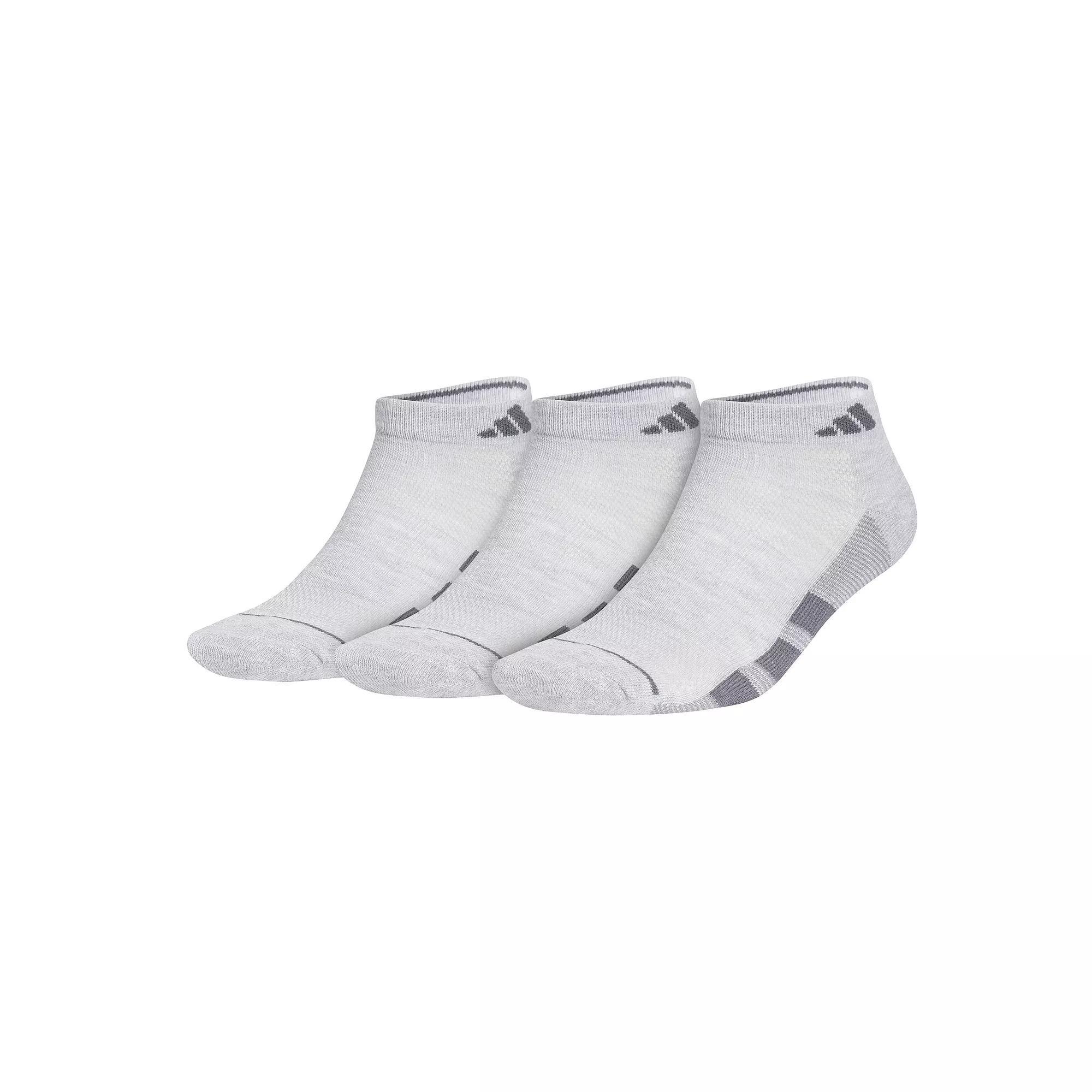 Men's adidas All Day Training 3-Pack Low Cut Socks, Size: 12-15, Cool Grey Onix Grey Product Image
