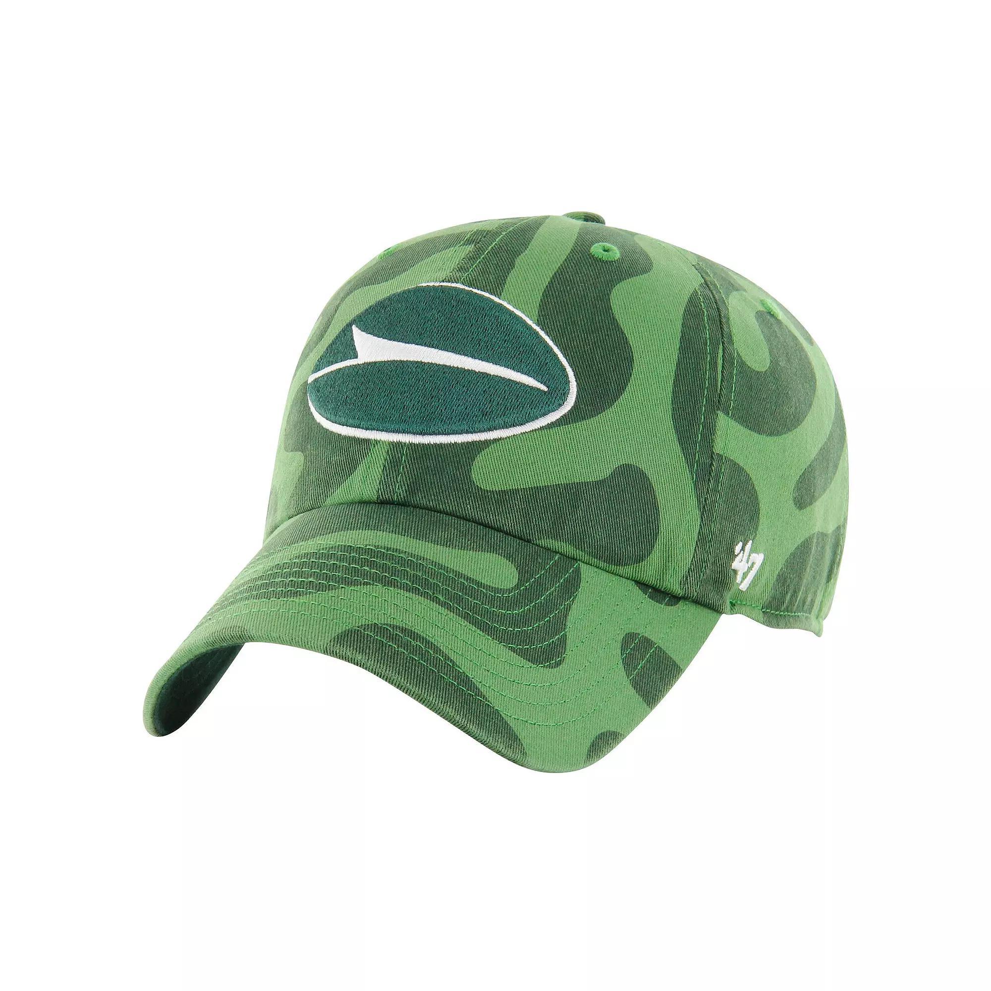 Women's '47  Green New York Jets Freeform Clean Up Adjustable Hat Product Image