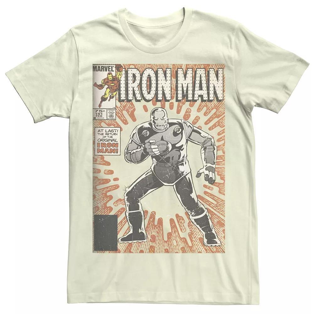 Mens Marvel Avengers Iron Man Return Of The Original Comic Cover Graphic Tee Product Image