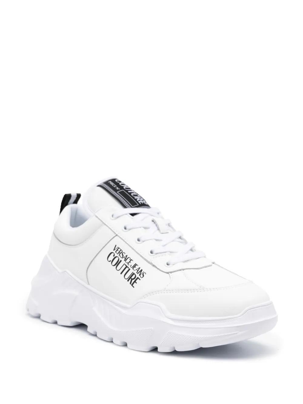 chunky leather sneakers Product Image