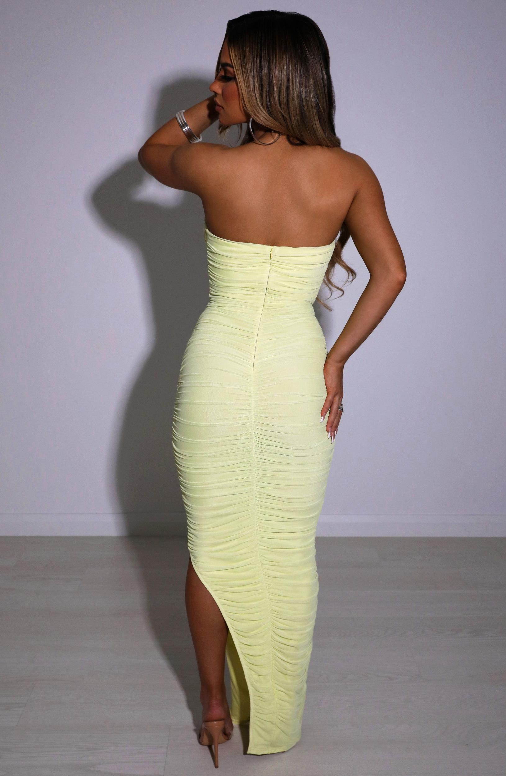 Demi Maxi Dress - Lime Product Image